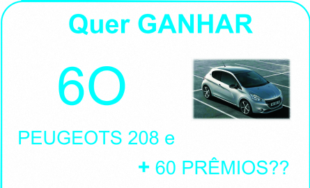 Imagem de VENHA ganhar 60 PEUGEOTS no Posto CARRETEIRO!!